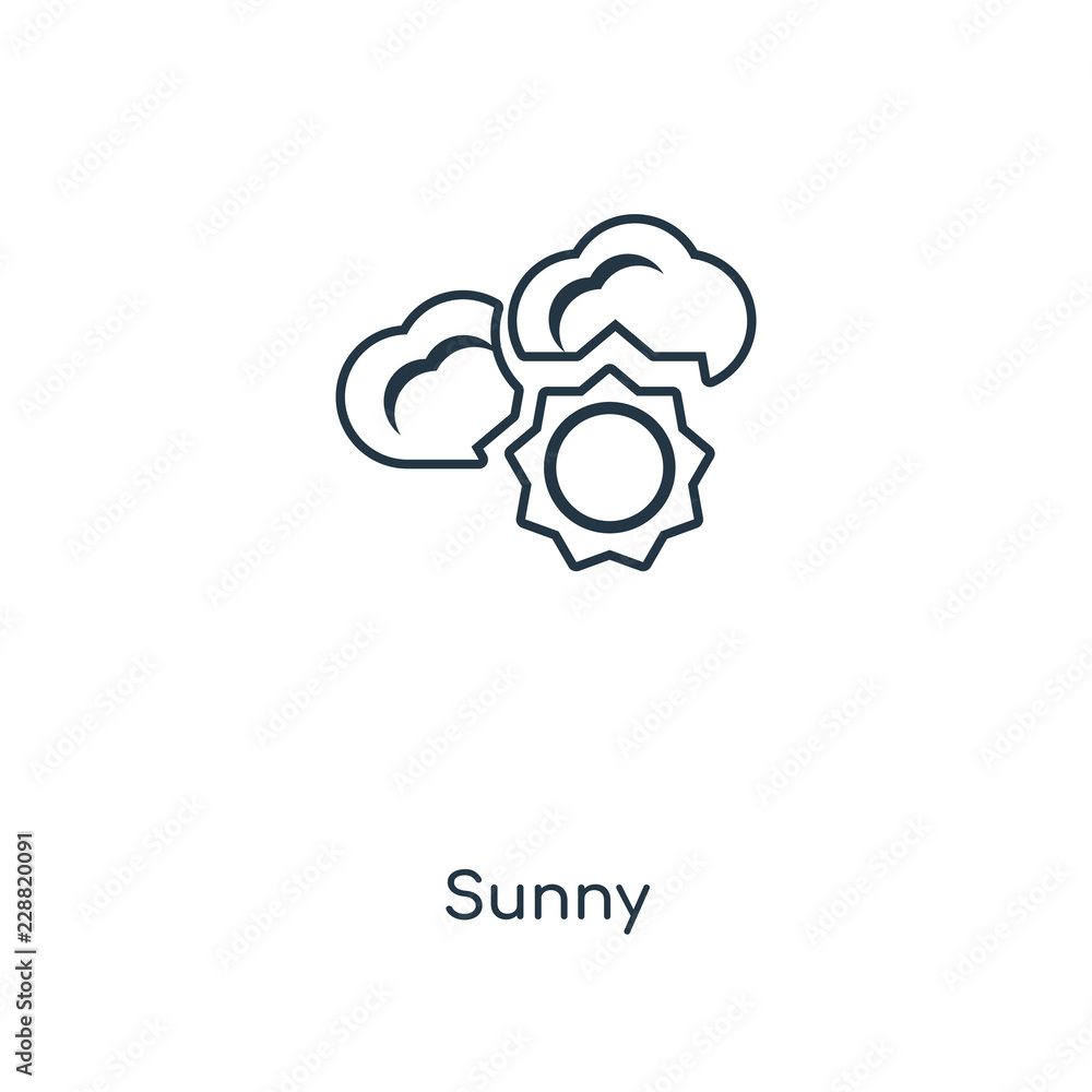sunny icon vector sunny icon vector