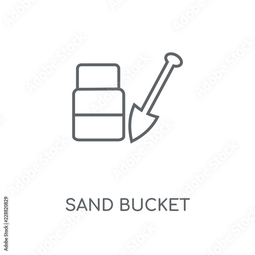 sand bucket icon