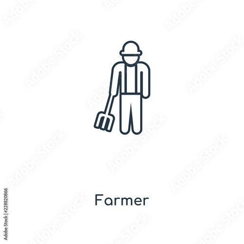 farmer icon vector