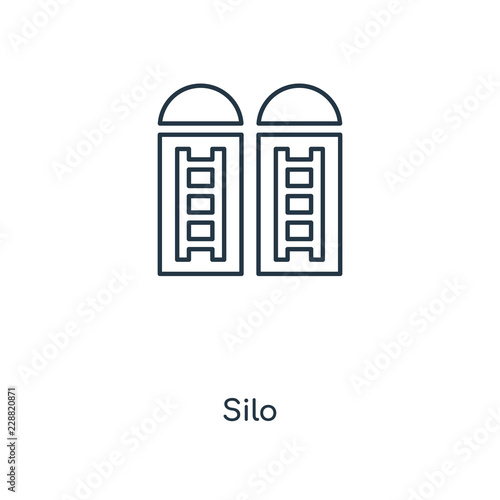 silo icon vector