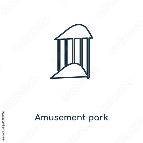 amusement park icon vector