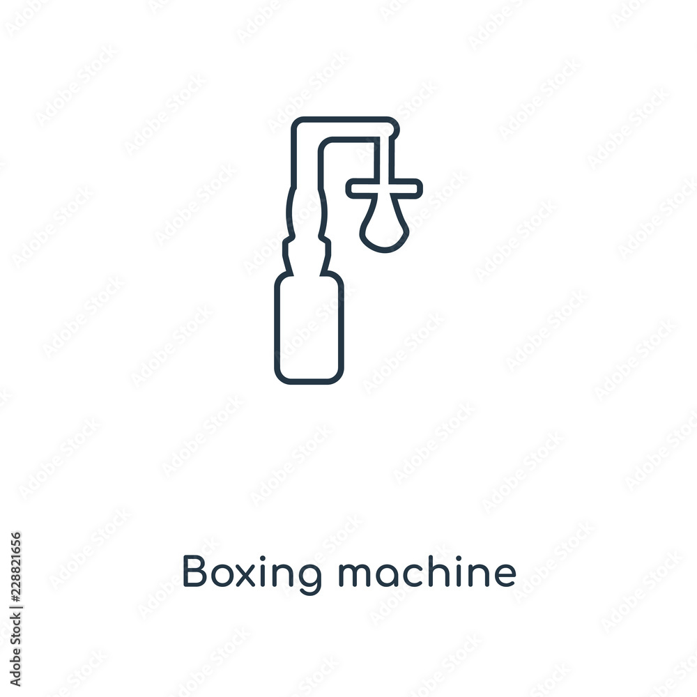 boxing machine icon vector boxing machine icon vector