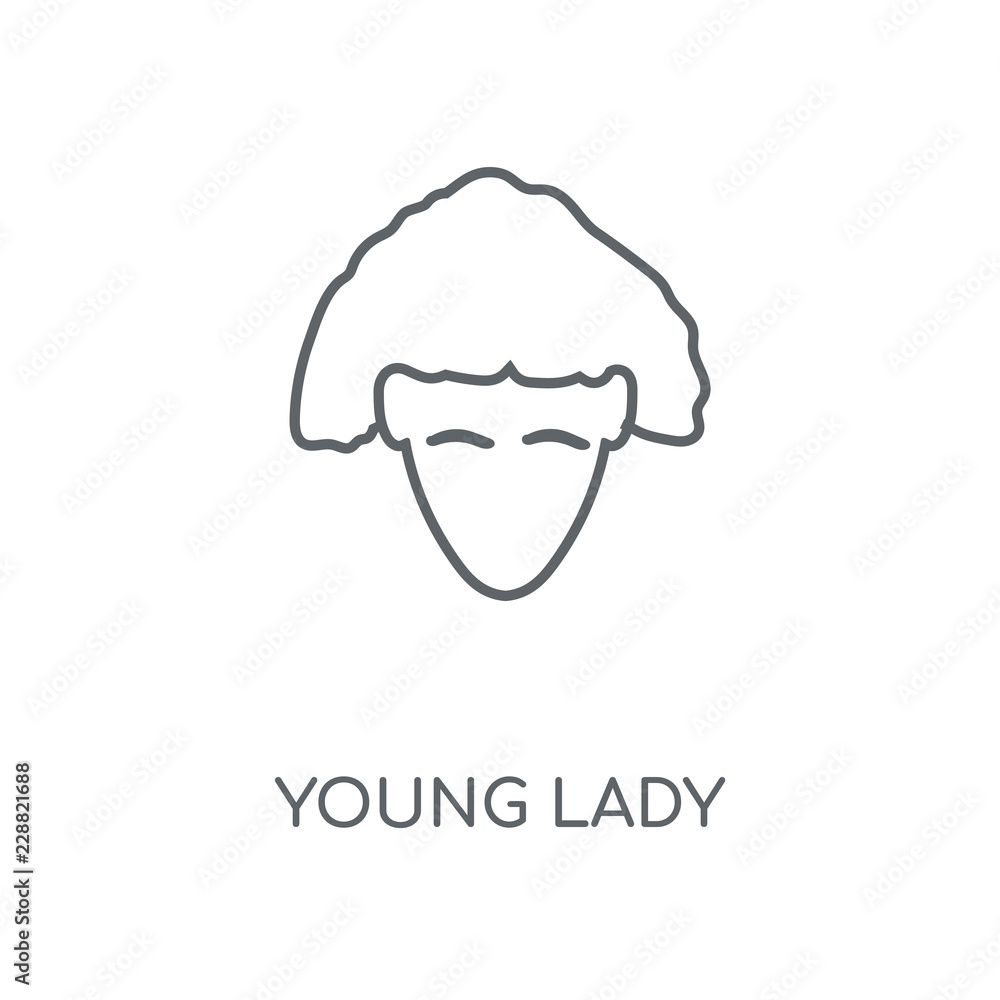 young lady icon young lady icon