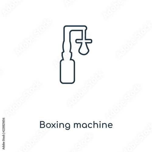 boxing machine icon vector