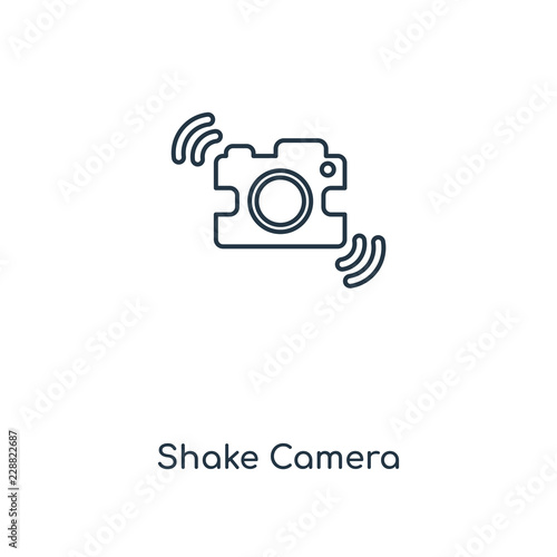 shake camera icon vector