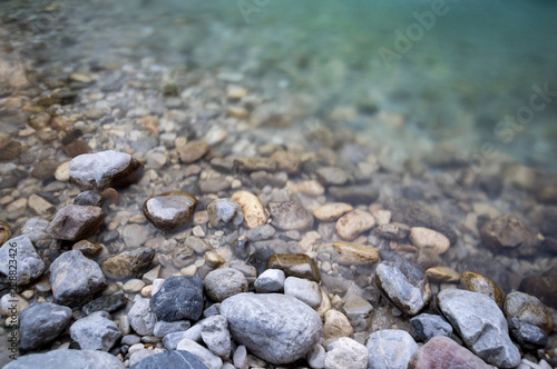 Clean closeup of lake in Berchtesgaden, Germany