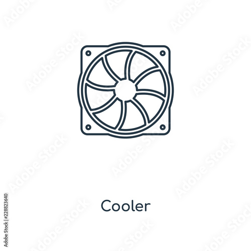 cooler icon vector