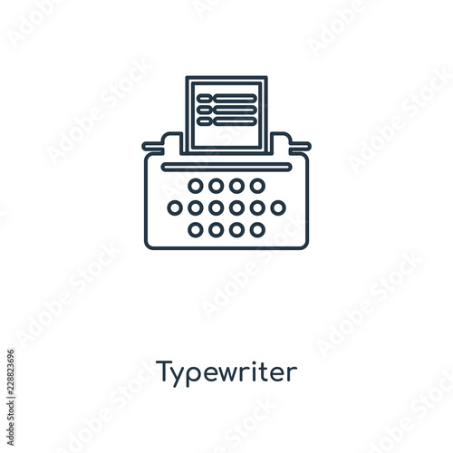 typewriter icon vector