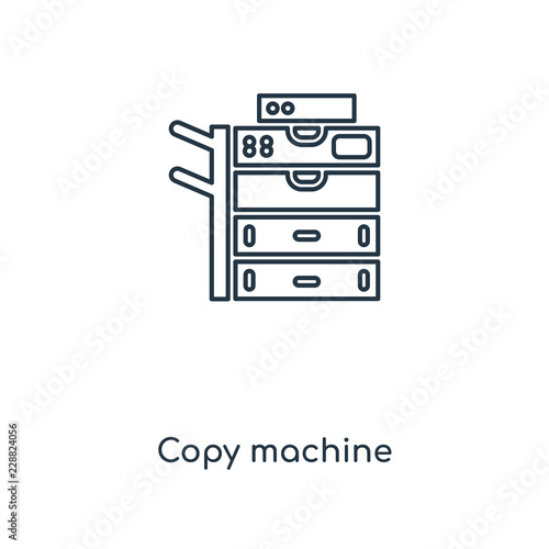 copy machine icon vector