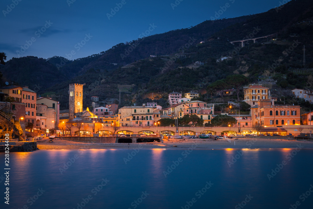 The village of Monterosso in Cinque Terre, La Spezia, Italy