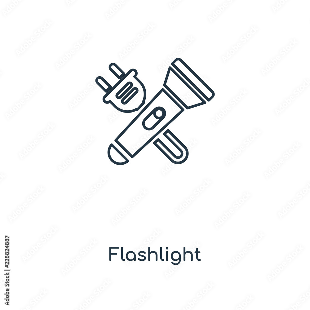 flashlight icon vector