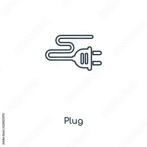 plug icon vector