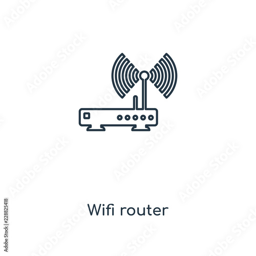wifi router icon vector