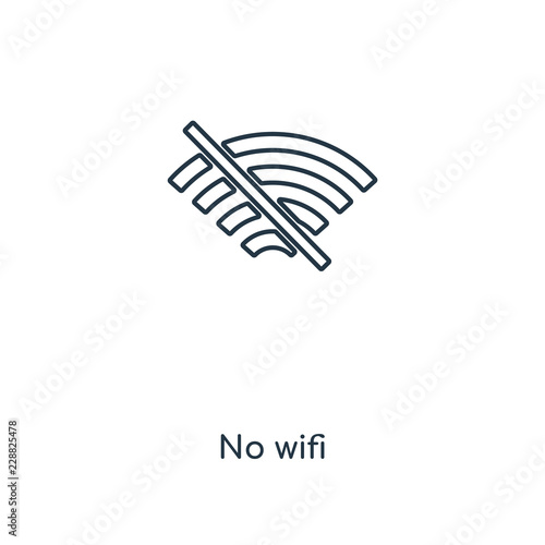 no wifi icon vector