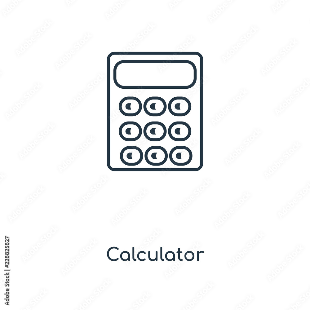 calculator icon vector calculator icon vector