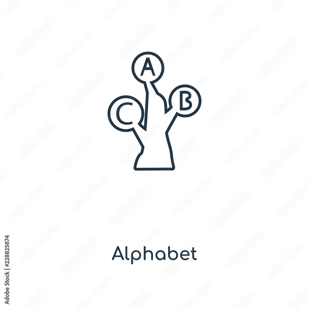 alphabet icon vector alphabet icon vector