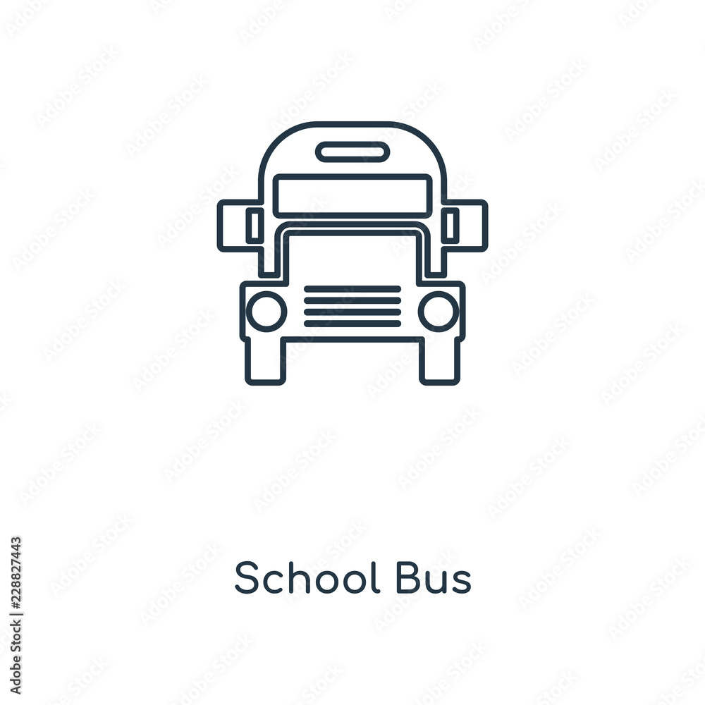 school bus icon vector school bus icon vector