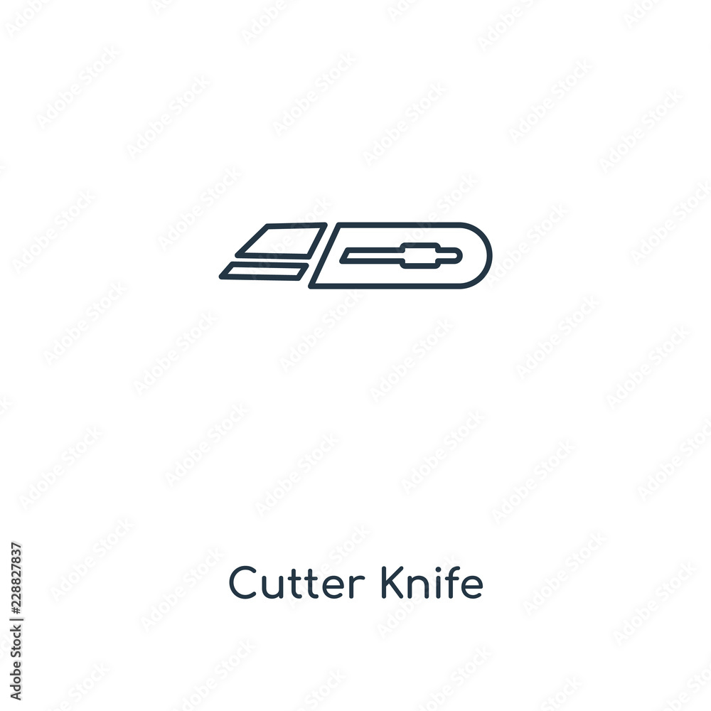 cutter knife icon vector cutter knife icon vector