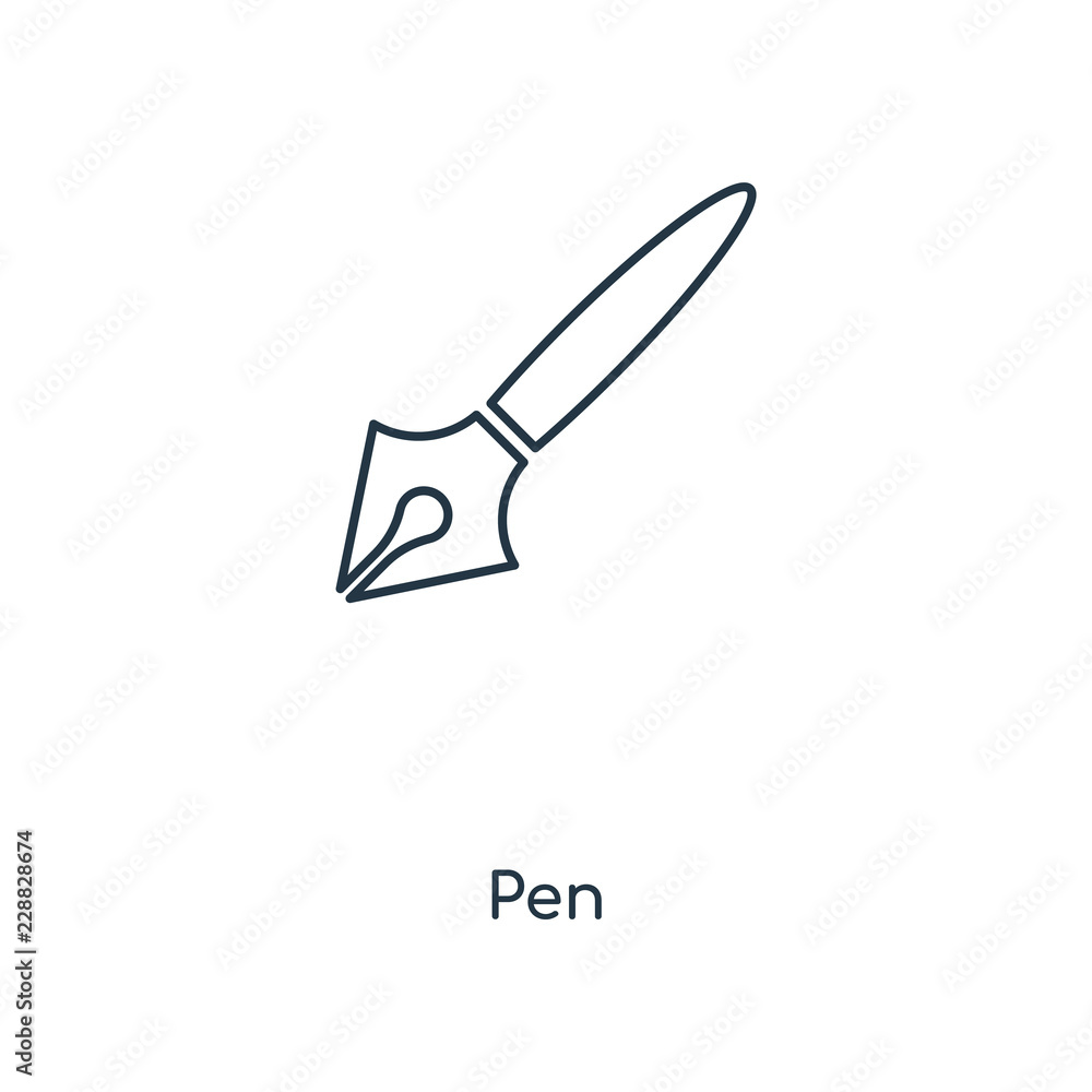 Obraz premium pen icon vector