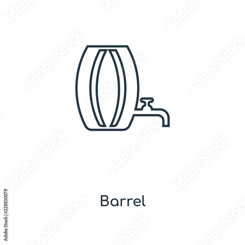 barrel icon vector