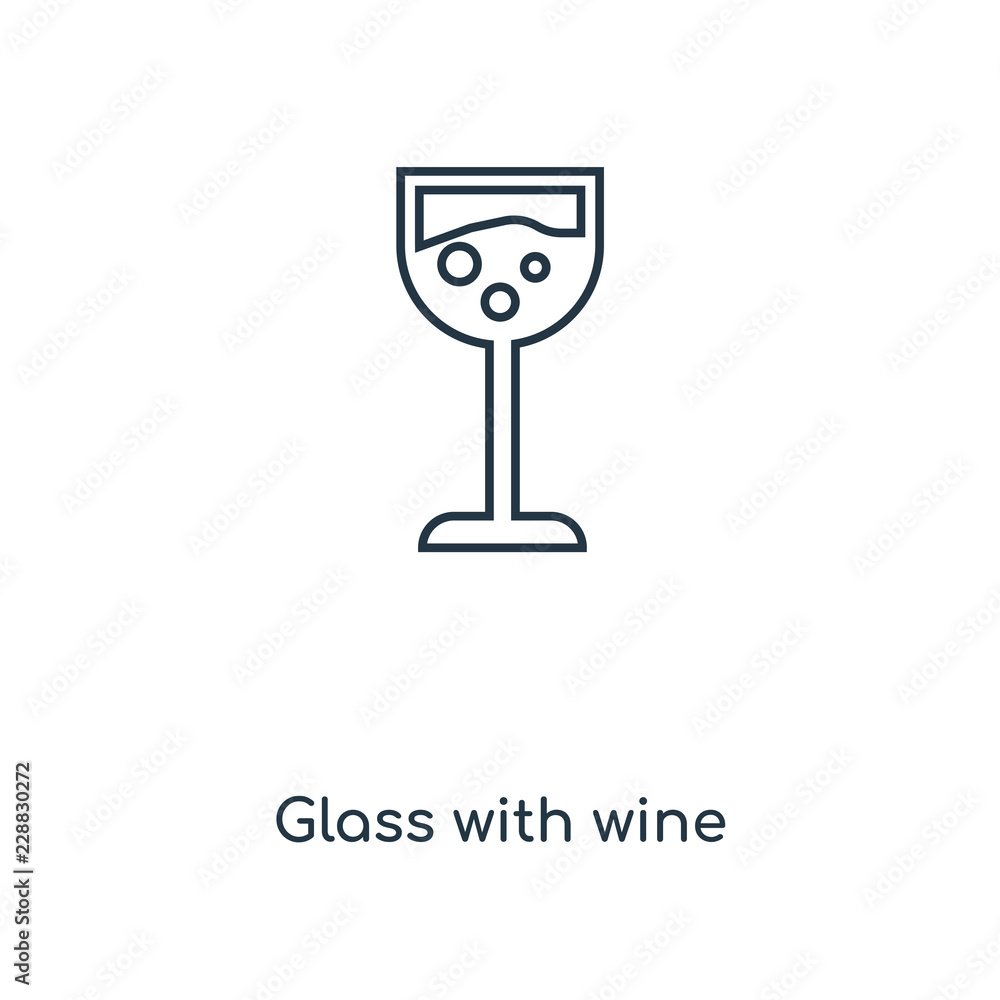 glass with wine icon vector glass with wine icon vector