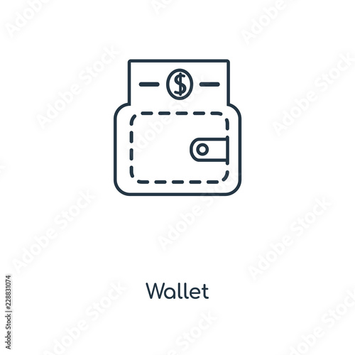 wallet icon vector