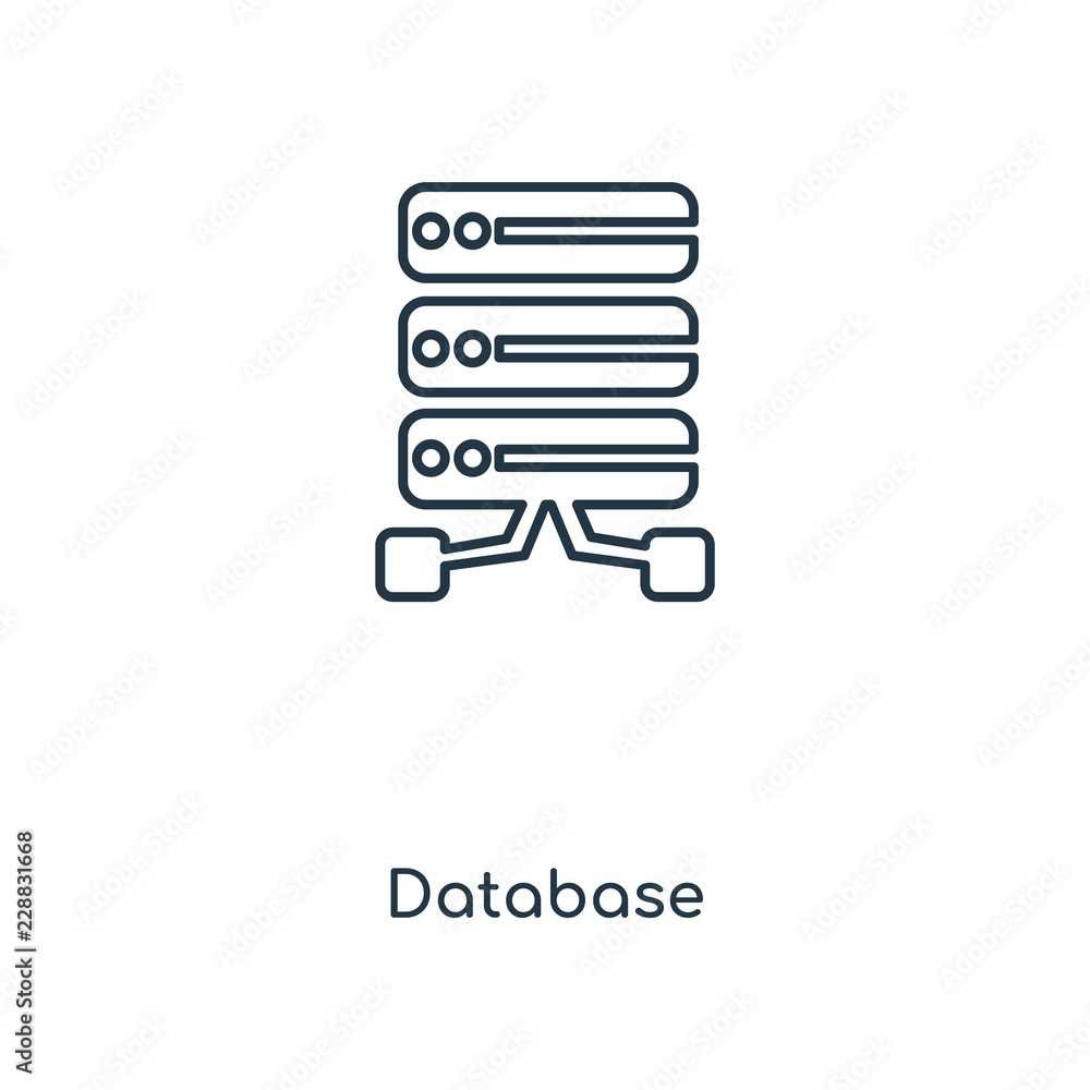 database icon vector database icon vector