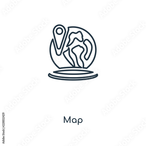map icon vector