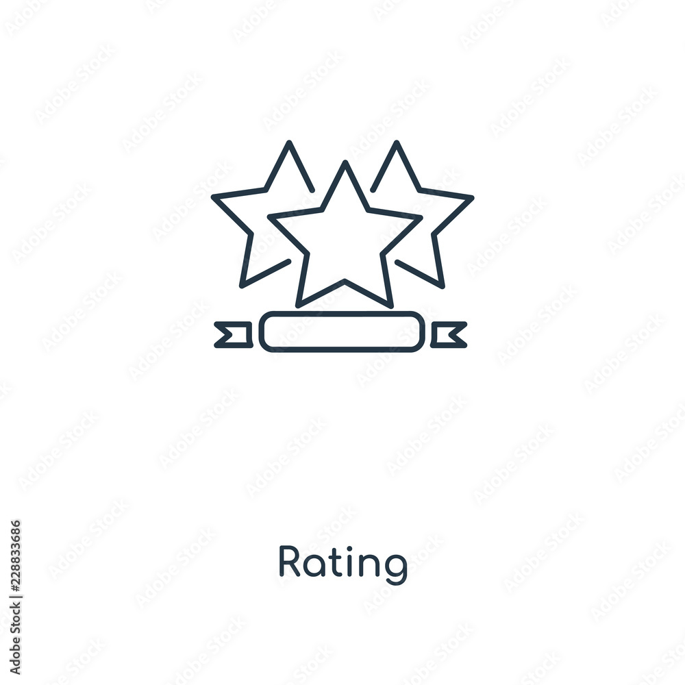 rating icon vector rating icon vector