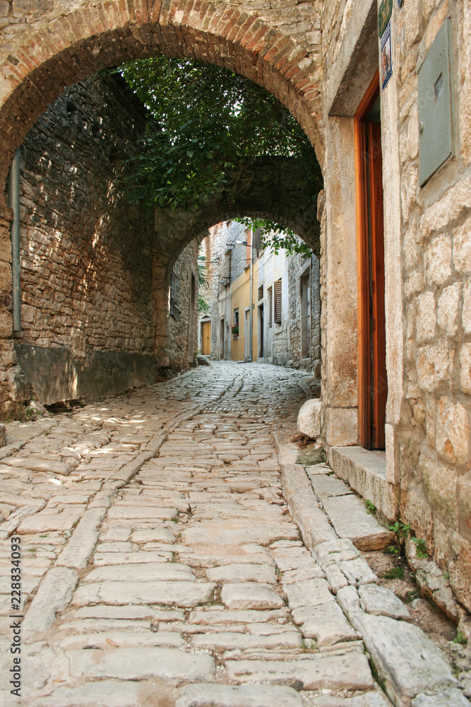 Old street in Croatia