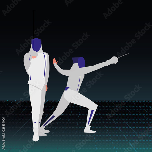 fencing sport design