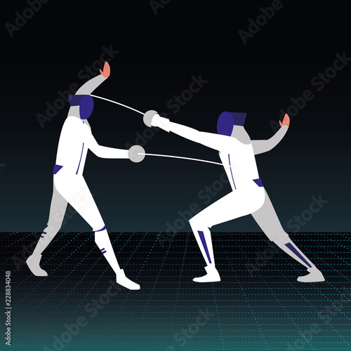 fencing sport design