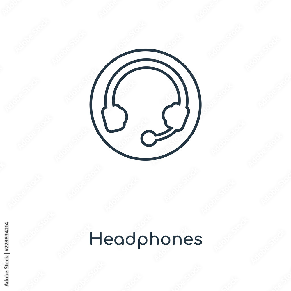 headphones icon vector headphones icon vector