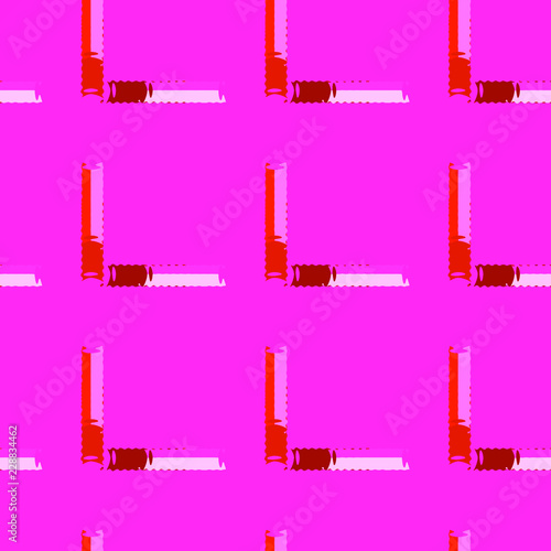 Seamless pattern background with multi-colored wavy lines.