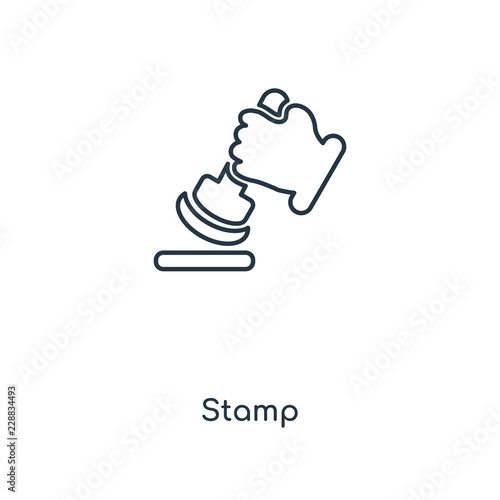 stamp icon vector