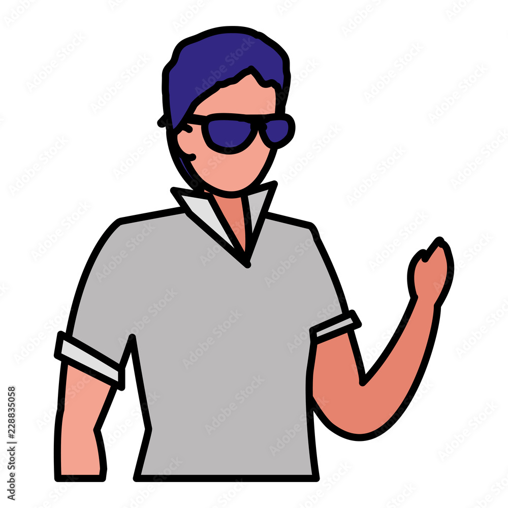 man with sunglasses