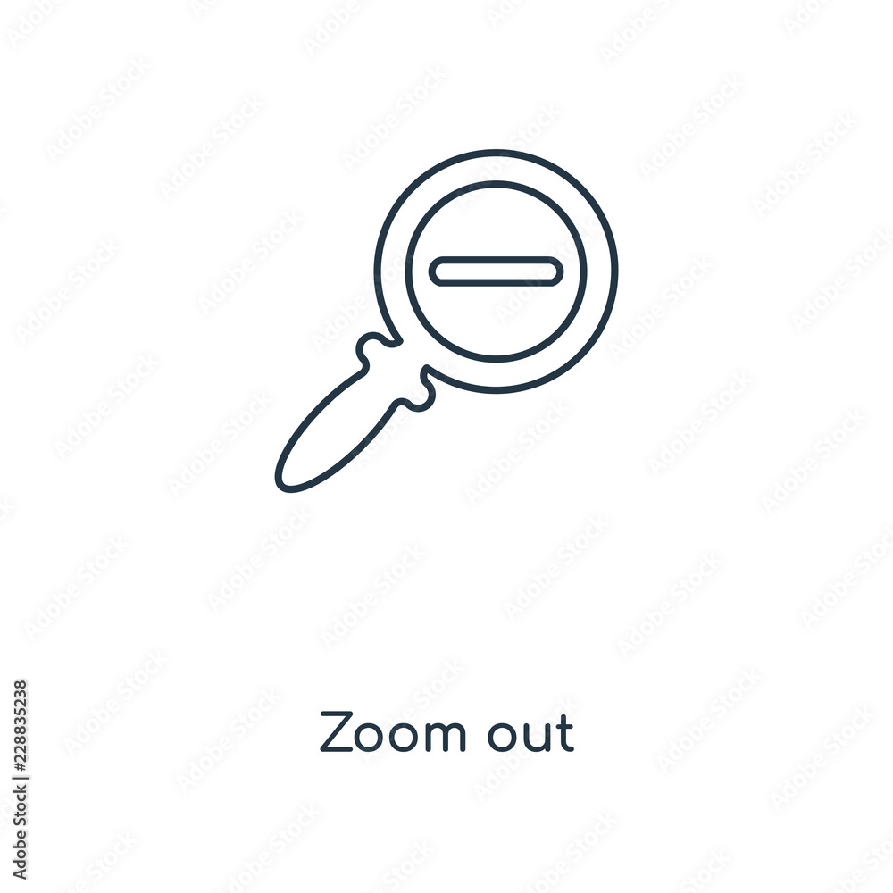 zoom out icon vector