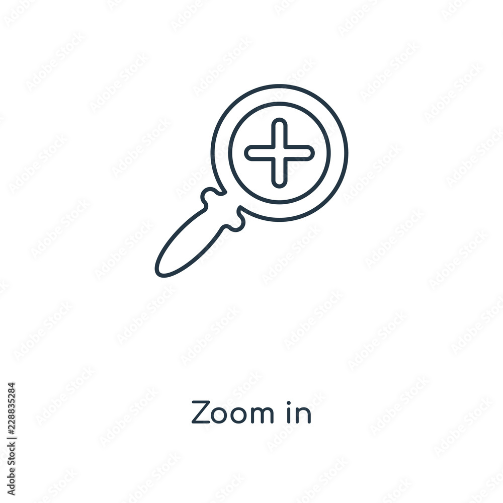 zoom in icon vector zoom in icon vector