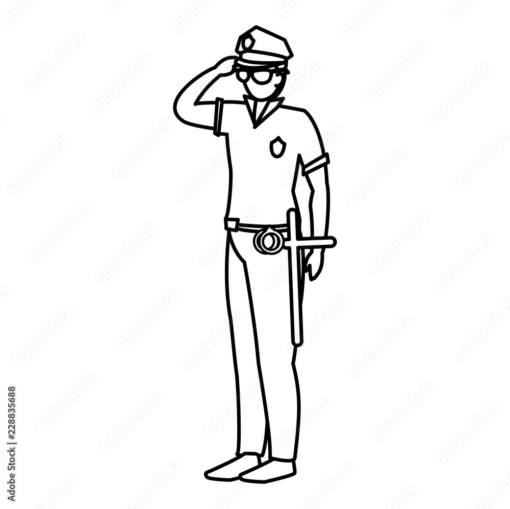 avatar policeman icon