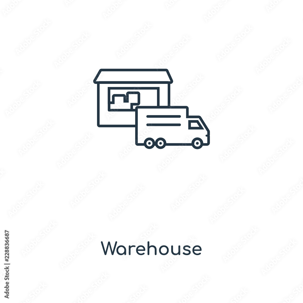 warehouse icon vector warehouse icon vector