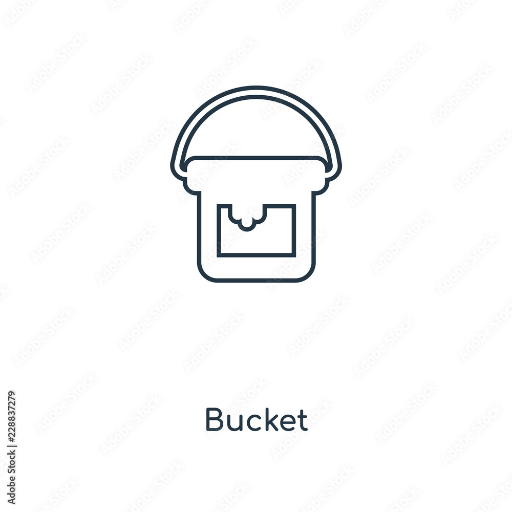 bucket icon vector bucket icon vector