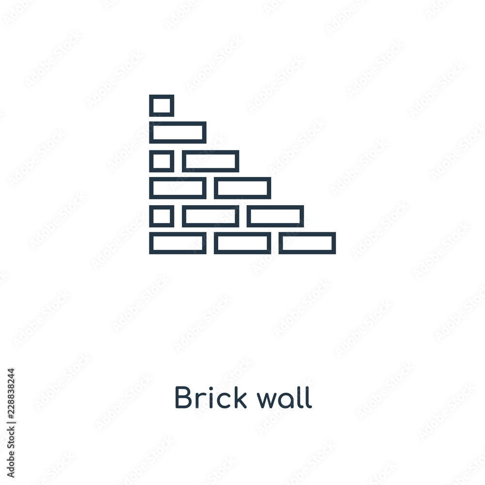 brick wall icon vector brick wall icon vector
