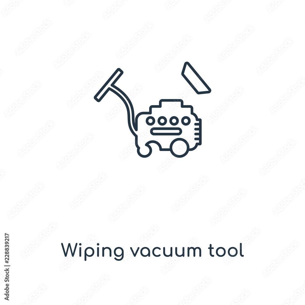 wiping vacuum tool icon vector wiping vacuum tool icon vector
