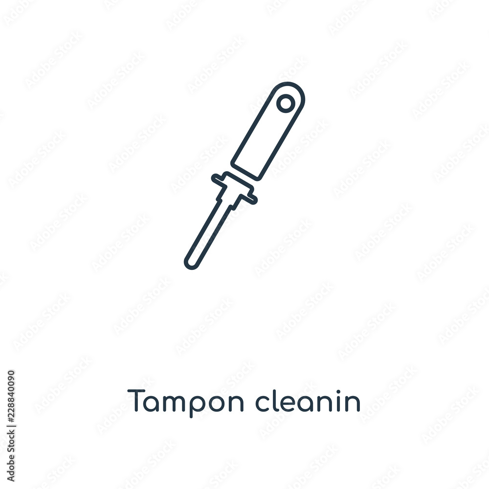 tampon cleanin icon vector tampon cleanin icon vector