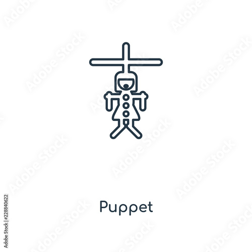 puppet icon vector