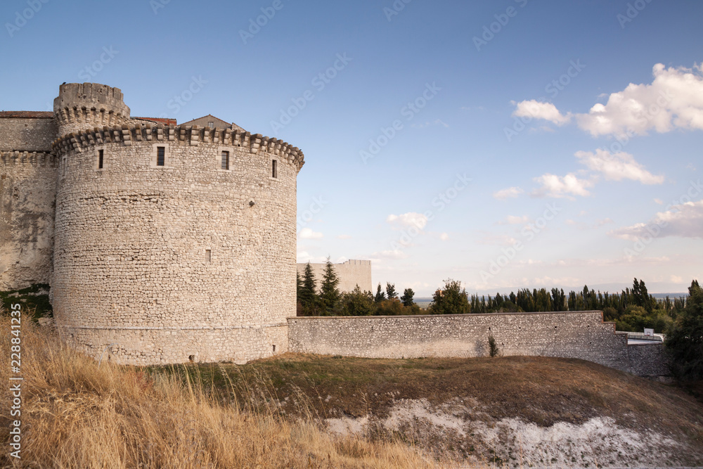 Castle of Cuellar in Segovia. Medieval fortress, historical building (Castilla y León, Spain) Castle of Cuellar in Segovia. Medieval fortress, historical building (Castilla y León, Spain)