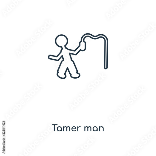 tamer man icon vector