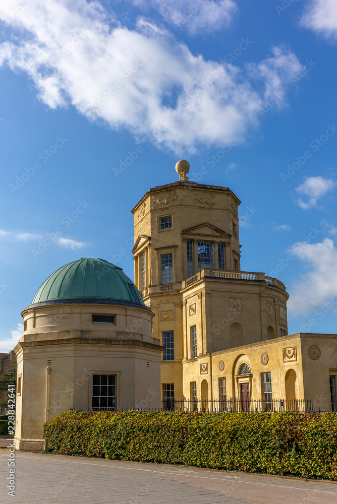 The impressive old observatory in Oxford in a sunny autumn day - 1