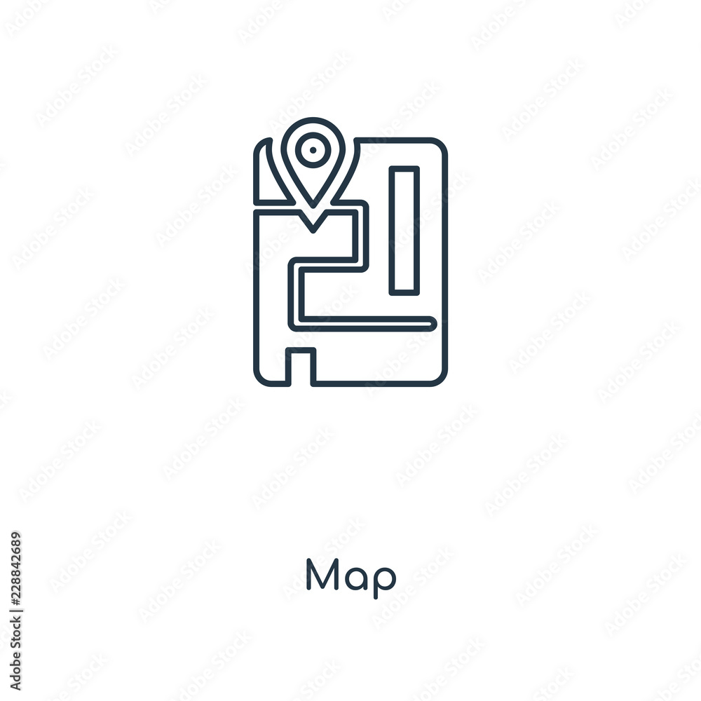map icon vector map icon vector