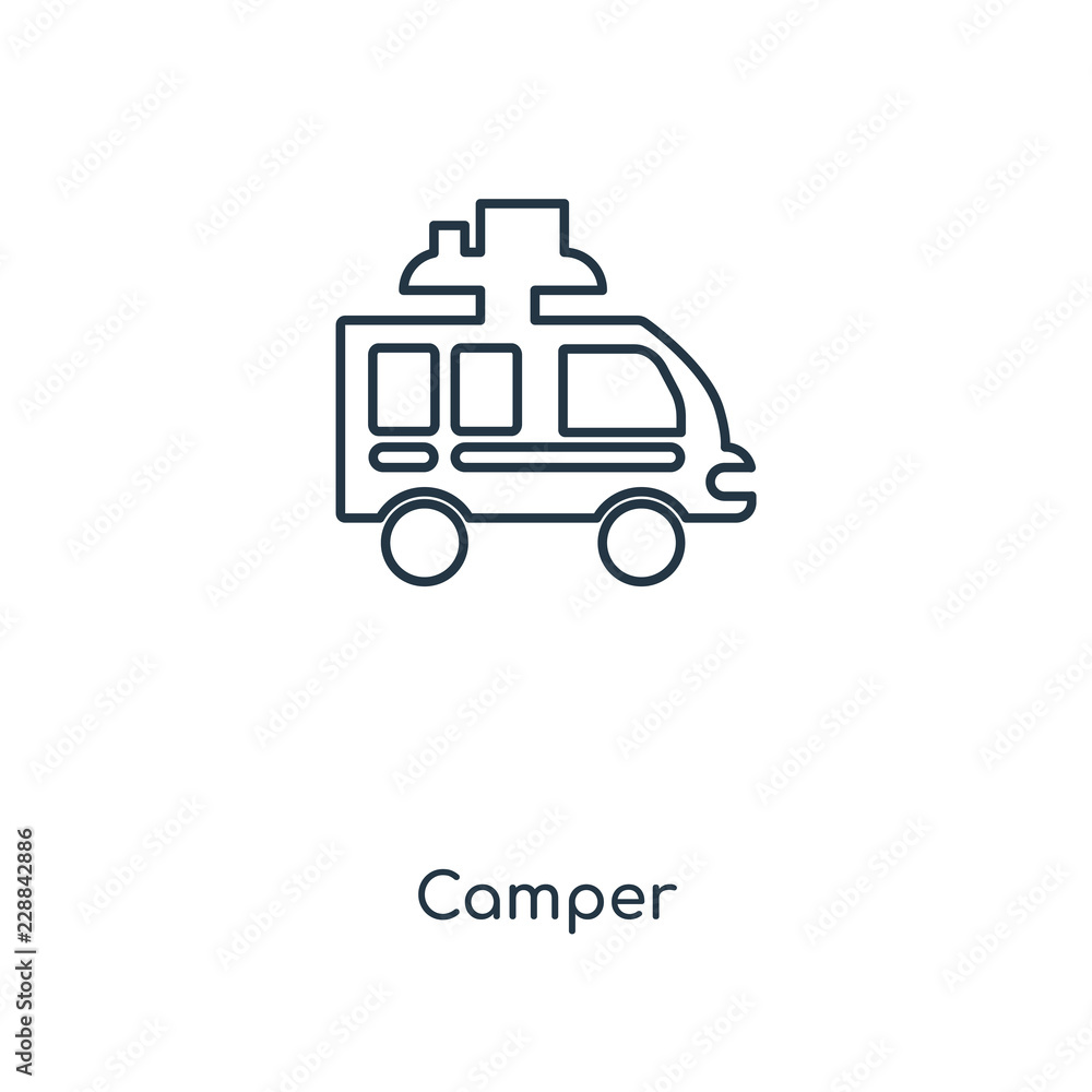 camper icon vector camper icon vector